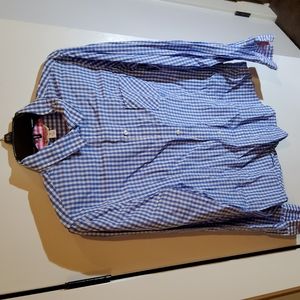 Ladies Brook Brothers Red Fleece Button-front shirt,  size 14